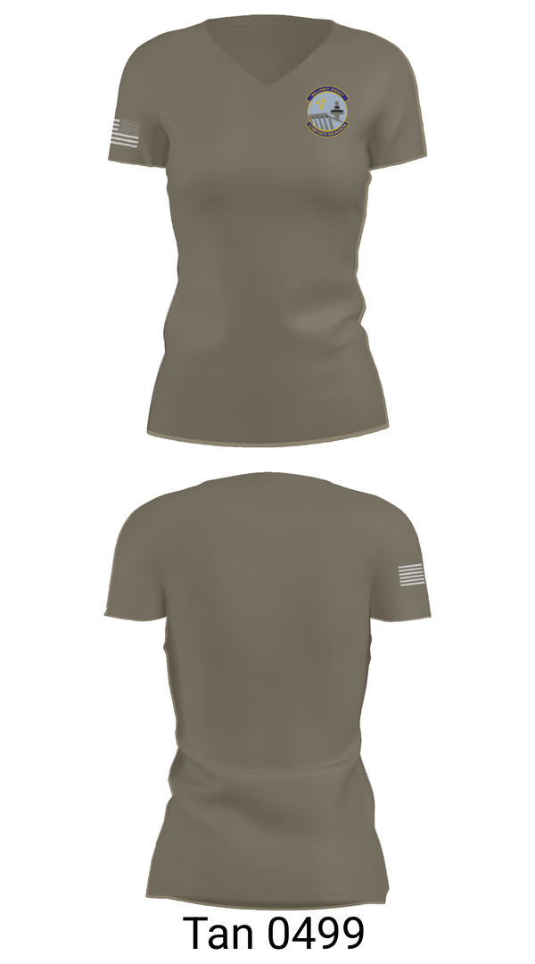 Womens Short Sleeve Vneck Shirt, William P. Knight Composite Squadron, Air Force, Teamtime, Team time, sublimation, custom sports apparel, team uniforms, spirit wear, spiritwear, sports uniforms, custom shirts, team store, custom team store, fundraiser sports, apparel fundraiser
