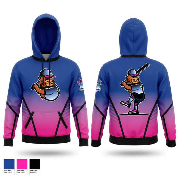 Hoodie, Bear Ballerz, Softball, Teamtime, Team time, sublimation, custom sports apparel, team uniforms, spirit wear, spiritwear, sports uniforms, custom shirts, team store, custom team store, fundraiser sports, apparel fundraiser