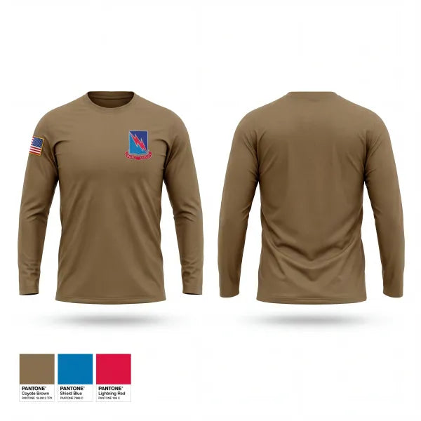 Long Sleeve Performance Shirt, 323rd military intelligence battallion, Army, Teamtime, Team time, sublimation, custom sports apparel, team uniforms, spirit wear, spiritwear, sports uniforms, custom shirts, team store, custom team store, fundraiser sports, apparel fundraiser