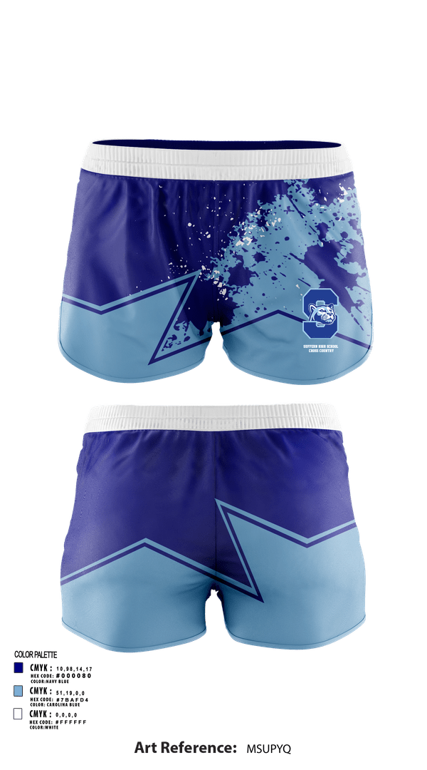 Womens Shorts, Suffern High School Cross Country, Cross Country, Teamtime, Team time, sublimation, custom sports apparel, team uniforms, spirit wear, spiritwear, sports uniforms, custom shirts, team store, custom team store, fundraiser sports, apparel fundraiser