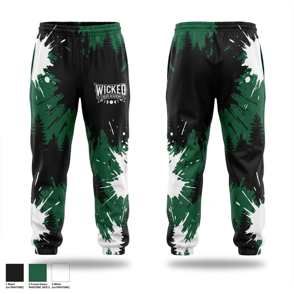 Sweatpants, Wicked Cheer Academy, Cheer, Teamtime, Team time, sublimation, custom sports apparel, team uniforms, spirit wear, spiritwear, sports uniforms, custom shirts, team store, custom team store, fundraiser sports, apparel fundraiser