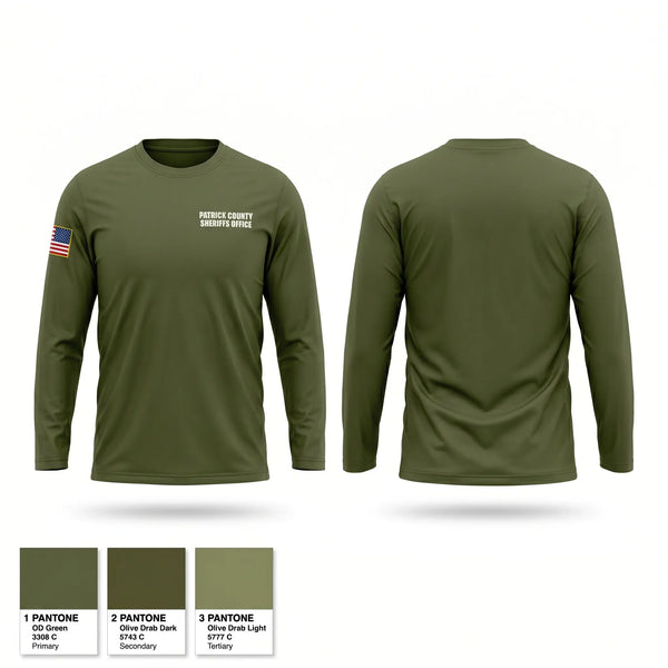 Long Sleeve Performance Shirt, Patrick County Sheriff’s Office, Police, Teamtime, Team time, sublimation, custom sports apparel, team uniforms, spirit wear, spiritwear, sports uniforms, custom shirts, team store, custom team store, fundraiser sports, apparel fundraiser