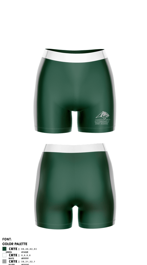 Women's Compression Shorts, Summit High School Volleyball, Women's Volleyball, Teamtime, Team time, sublimation, custom sports apparel, team uniforms, spirit wear, spiritwear, sports uniforms, custom shirts, team store, custom team store, fundraiser sports, apparel fundraiser