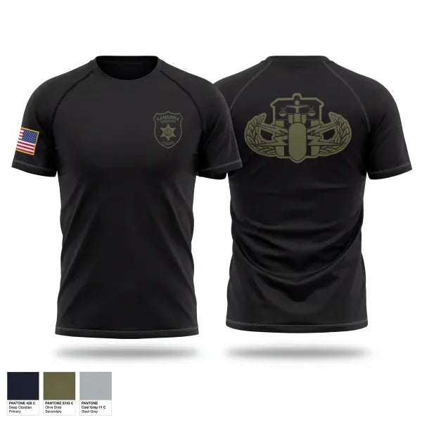 Short Sleeve Performance Shirt, Kanawha Sheriff Bomb Squad, Police, Teamtime, Team time, sublimation, custom sports apparel, team uniforms, spirit wear, spiritwear, sports uniforms, custom shirts, team store, custom team store, fundraiser sports, apparel fundraiser
