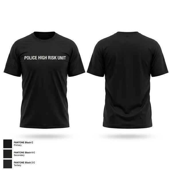 Old School Cotton Feel Shirt, Police High Risk Unit, Police, Teamtime, Team time, sublimation, custom sports apparel, team uniforms, spirit wear, spiritwear, sports uniforms, custom shirts, team store, custom team store, fundraiser sports, apparel fundraiser