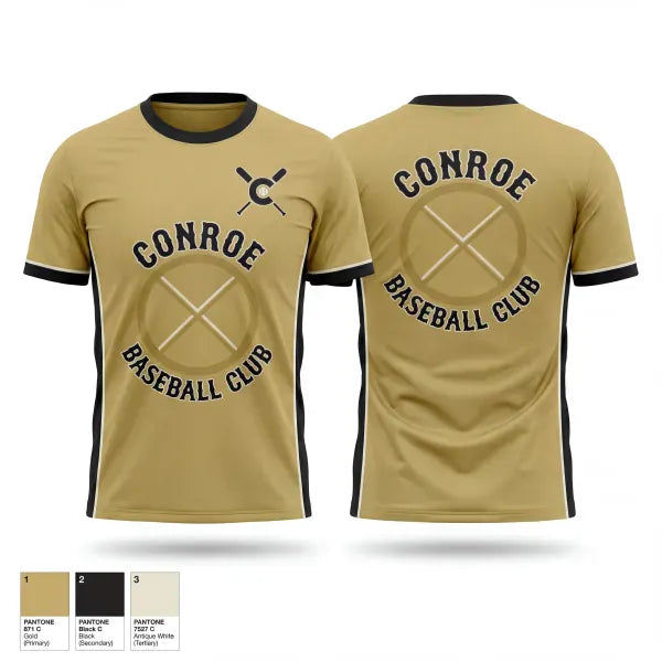 Short Sleeve Performance Shirt, Conroe Baseball Club, Baseball, Teamtime, Team time, sublimation, custom sports apparel, team uniforms, spirit wear, spiritwear, sports uniforms, custom shirts, team store, custom team store, fundraiser sports, apparel fundraiser