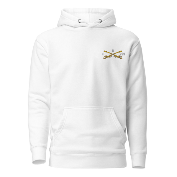 A Troop, 1st squadron-299th Calvary Regiment 70291790 Unisex Premium Hoodie | Cotton Heritage M2580