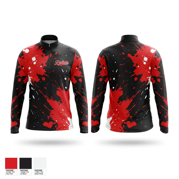 Quarter Zip Jacket, Redhots, Baseball, Teamtime, Team time, sublimation, custom sports apparel, team uniforms, spirit wear, spiritwear, sports uniforms, custom shirts, team store, custom team store, fundraiser sports, apparel fundraiser