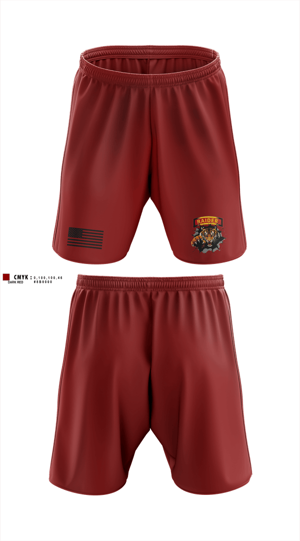Athletic Shorts With Pockets, Tiger Battalion, Army, Teamtime, Team time, sublimation, custom sports apparel, team uniforms, spirit wear, spiritwear, sports uniforms, custom shirts, team store, custom team store, fundraiser sports, apparel fundraiser
