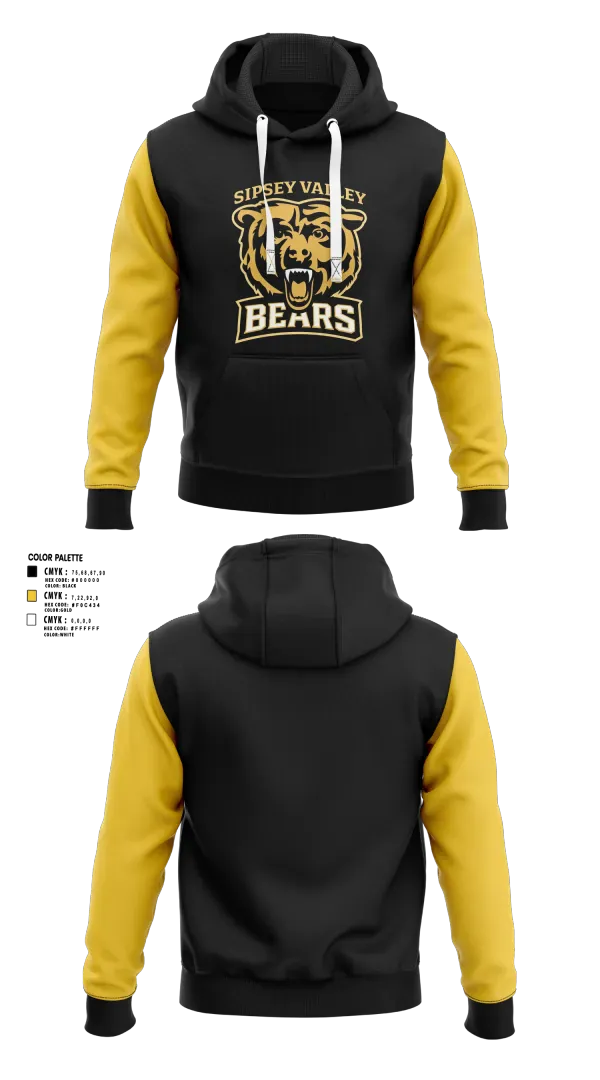 Hoodie, Sipsey Valley Bears, Baseball, Teamtime, Team time, sublimation, custom sports apparel, team uniforms, spirit wear, spiritwear, sports uniforms, custom shirts, team store, custom team store, fundraiser sports, apparel fundraiser