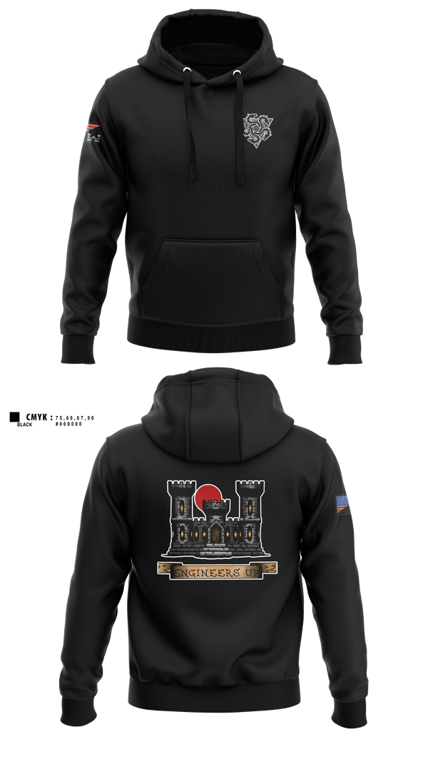 Hoodie, 100th MRBC, Army, Teamtime, Team time, sublimation, custom sports apparel, team uniforms, spirit wear, spiritwear, sports uniforms, custom shirts, team store, custom team store, fundraiser sports, apparel fundraiser