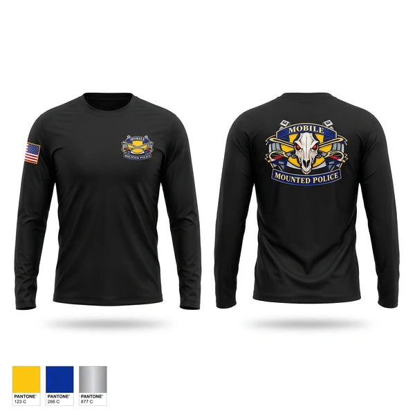 Long Sleeve Performance Shirt, Mounted Mobile Unit, Police, Teamtime, Team time, sublimation, custom sports apparel, team uniforms, spirit wear, spiritwear, sports uniforms, custom shirts, team store, custom team store, fundraiser sports, apparel fundraiser