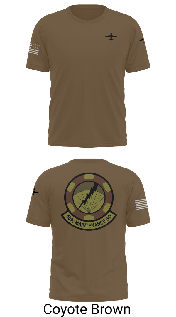 Short Sleeve Performance Shirt, 403 Maintenance Sqd, Air Force, Teamtime, Team time, sublimation, custom sports apparel, team uniforms, spirit wear, spiritwear, sports uniforms, custom shirts, team store, custom team store, fundraiser sports, apparel fundraiser