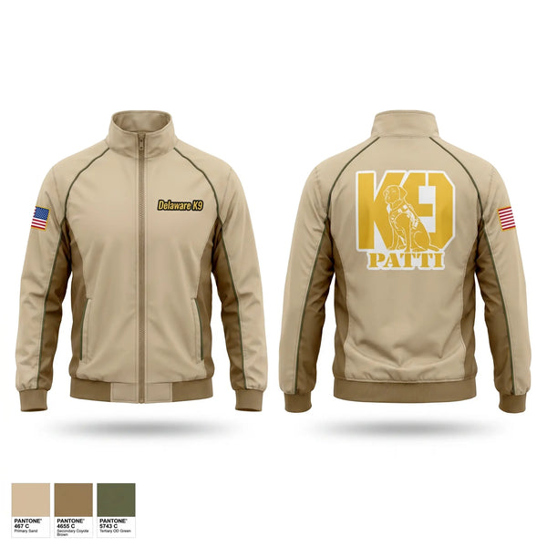 Windbreaker, University of Delaware Police Department-K9 Patti, Police, Teamtime, Team time, sublimation, custom sports apparel, team uniforms, spirit wear, spiritwear, sports uniforms, custom shirts, team store, custom team store, fundraiser sports, apparel fundraiser