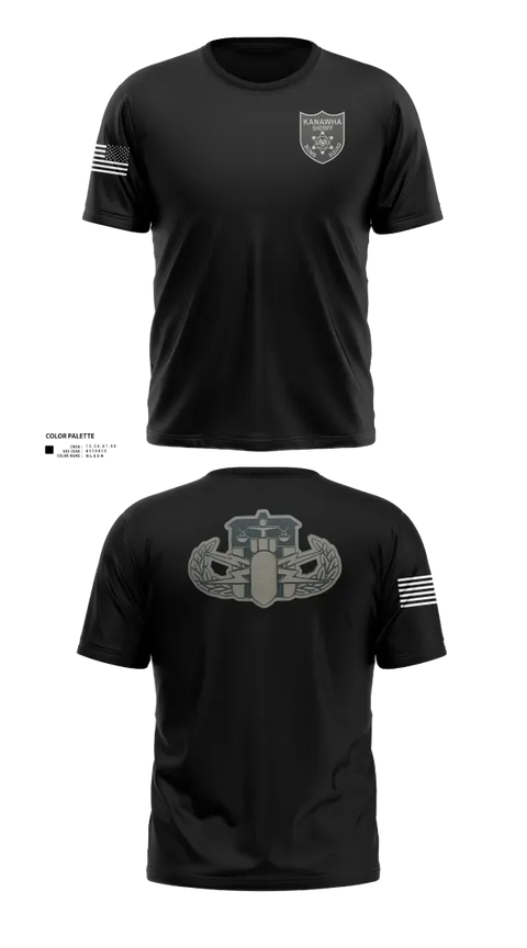 Old School Cotton Feel Shirt, Kanawha Sheriff Bomb Squad, Police, Teamtime, Team time, sublimation, custom sports apparel, team uniforms, spirit wear, spiritwear, sports uniforms, custom shirts, team store, custom team store, fundraiser sports, apparel fundraiser