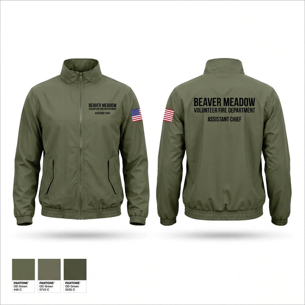 Windbreaker, Beaver meadow volunteer fire department, Fire Department, Teamtime, Team time, sublimation, custom sports apparel, team uniforms, spirit wear, spiritwear, sports uniforms, custom shirts, team store, custom team store, fundraiser sports, apparel fundraiser
