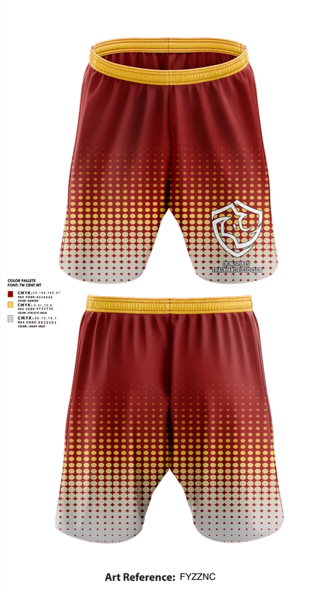 Athletic Shorts With Pockets, Iron Spikes Track and Field Club, Track & Field, Teamtime, Team time, sublimation, custom sports apparel, team uniforms, spirit wear, spiritwear, sports uniforms, custom shirts, team store, custom team store, fundraiser sports, apparel fundraiser