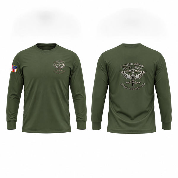 Long Sleeve Performance Shirt, Southern Regional Response Group SRT, Police, Teamtime, Team time, sublimation, custom sports apparel, team uniforms, spirit wear, spiritwear, sports uniforms, custom shirts, team store, custom team store, fundraiser sports, apparel fundraiser