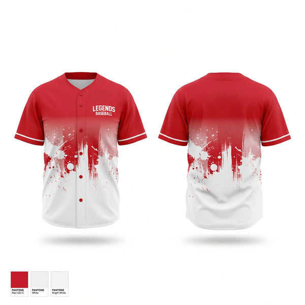 Full Button Baseball Jersey, legends baseball, Baseball, Teamtime, Team time, sublimation, custom sports apparel, team uniforms, spirit wear, spiritwear, sports uniforms, custom shirts, team store, custom team store, fundraiser sports, apparel fundraiser