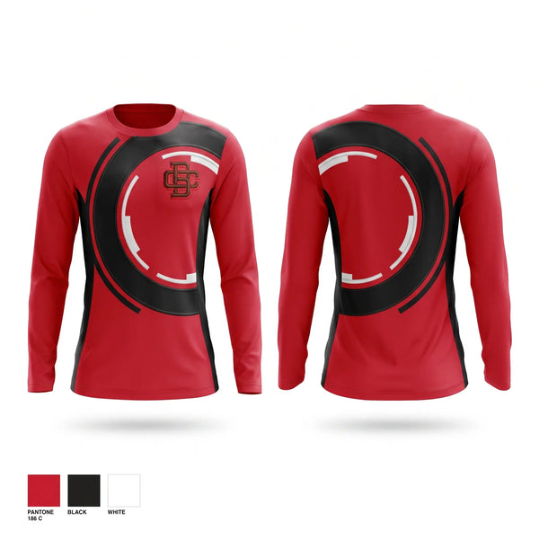 Long Sleeve Performance Shirt, Riverhawks, Baseball, Teamtime, Team time, sublimation, custom sports apparel, team uniforms, spirit wear, spiritwear, sports uniforms, custom shirts, team store, custom team store, fundraiser sports, apparel fundraiser