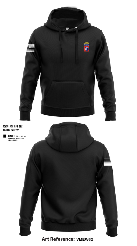 Hoodie, 82nd airborne Division, , Teamtime, Team time, sublimation, custom sports apparel, team uniforms, spirit wear, spiritwear, sports uniforms, custom shirts, team store, custom team store, fundraiser sports, apparel fundraiser