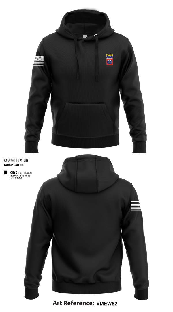 Hoodie, 82nd airborne Division, , Teamtime, Team time, sublimation, custom sports apparel, team uniforms, spirit wear, spiritwear, sports uniforms, custom shirts, team store, custom team store, fundraiser sports, apparel fundraiser