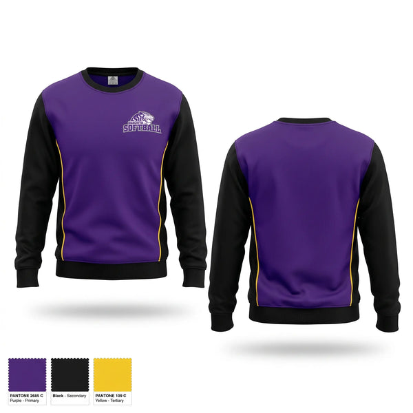 Crew Neck Sweatshirt, Ouachita Tigers, Softball, Teamtime, Team time, sublimation, custom sports apparel, team uniforms, spirit wear, spiritwear, sports uniforms, custom shirts, team store, custom team store, fundraiser sports, apparel fundraiser