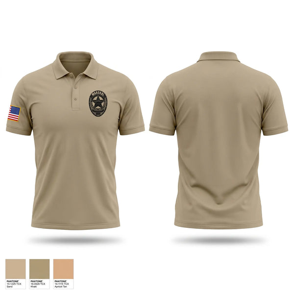 Short Sleeve Performance Polo, Dallas Marshal, Police, Teamtime, Team time, sublimation, custom sports apparel, team uniforms, spirit wear, spiritwear, sports uniforms, custom shirts, team store, custom team store, fundraiser sports, apparel fundraiser