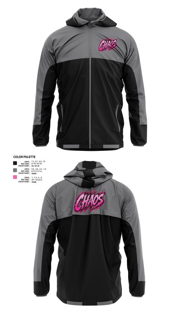Windbreaker, Chaos, Softball, Teamtime, Team time, sublimation, custom sports apparel, team uniforms, spirit wear, spiritwear, sports uniforms, custom shirts, team store, custom team store, fundraiser sports, apparel fundraiser