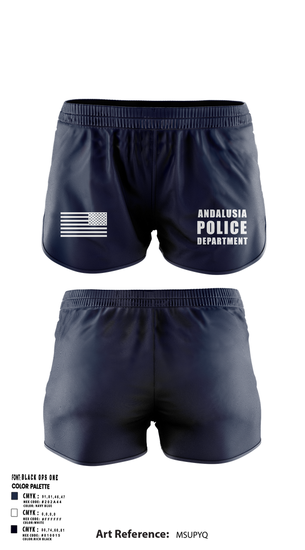 Ranger Panties, Andalusia Police Department, Police, Teamtime, Team time, sublimation, custom sports apparel, team uniforms, spirit wear, spiritwear, sports uniforms, custom shirts, team store, custom team store, fundraiser sports, apparel fundraiser