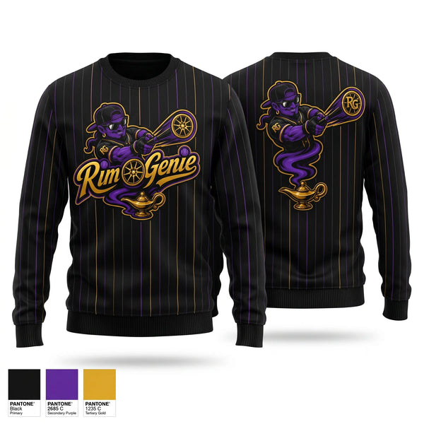 Crew Neck Sweatshirt, Rim Genie, Softball, Teamtime, Team time, sublimation, custom sports apparel, team uniforms, spirit wear, spiritwear, sports uniforms, custom shirts, team store, custom team store, fundraiser sports, apparel fundraiser