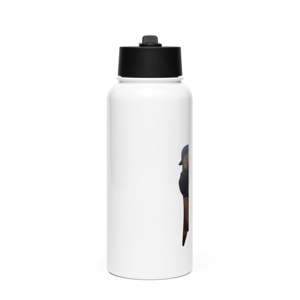 EM01 62679846 Stainless Steel Water Bottle with a Straw Lid