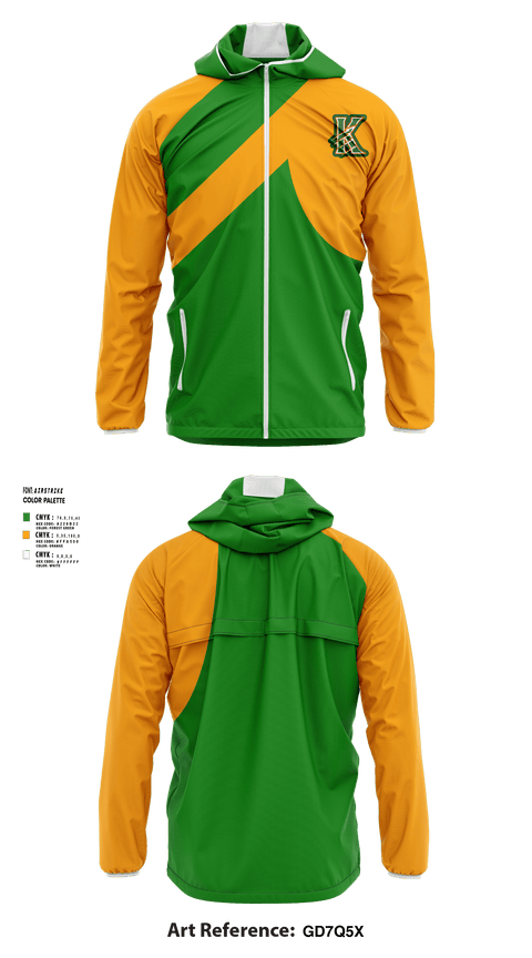 Windbreaker, Kentland, Football, Teamtime, Team time, sublimation, custom sports apparel, team uniforms, spirit wear, spiritwear, sports uniforms, custom shirts, team store, custom team store, fundraiser sports, apparel fundraiser