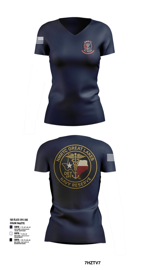 Womens Short Sleeve Vneck Shirt, NMRTC El Paso, , Teamtime, Team time, sublimation, custom sports apparel, team uniforms, spirit wear, spiritwear, sports uniforms, custom shirts, team store, custom team store, fundraiser sports, apparel fundraiser