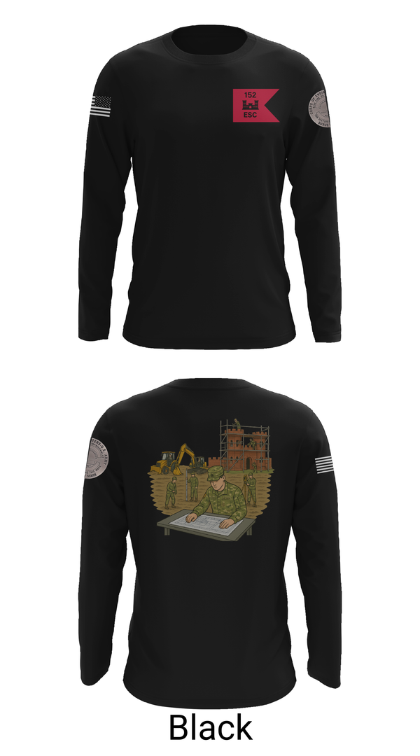 Long Sleeve Performance Shirt, 152, Army, Teamtime, Team time, sublimation, custom sports apparel, team uniforms, spirit wear, spiritwear, sports uniforms, custom shirts, team store, custom team store, fundraiser sports, apparel fundraiser