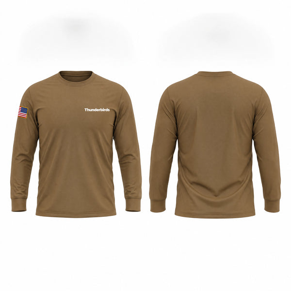 Long Sleeve Performance Shirt, Thunderbirds, Army, Teamtime, Team time, sublimation, custom sports apparel, team uniforms, spirit wear, spiritwear, sports uniforms, custom shirts, team store, custom team store, fundraiser sports, apparel fundraiser