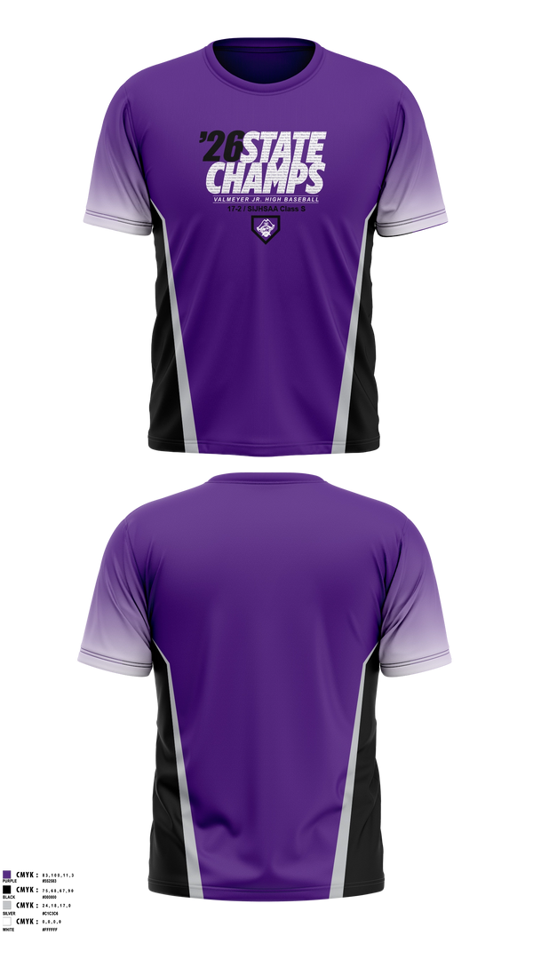 Short Sleeve Performance Shirt, Valmeyer Pirates Jr. High Baseball, Baseball, Teamtime, Team time, sublimation, custom sports apparel, team uniforms, spirit wear, spiritwear, sports uniforms, custom shirts, team store, custom team store, fundraiser sports, apparel fundraiser