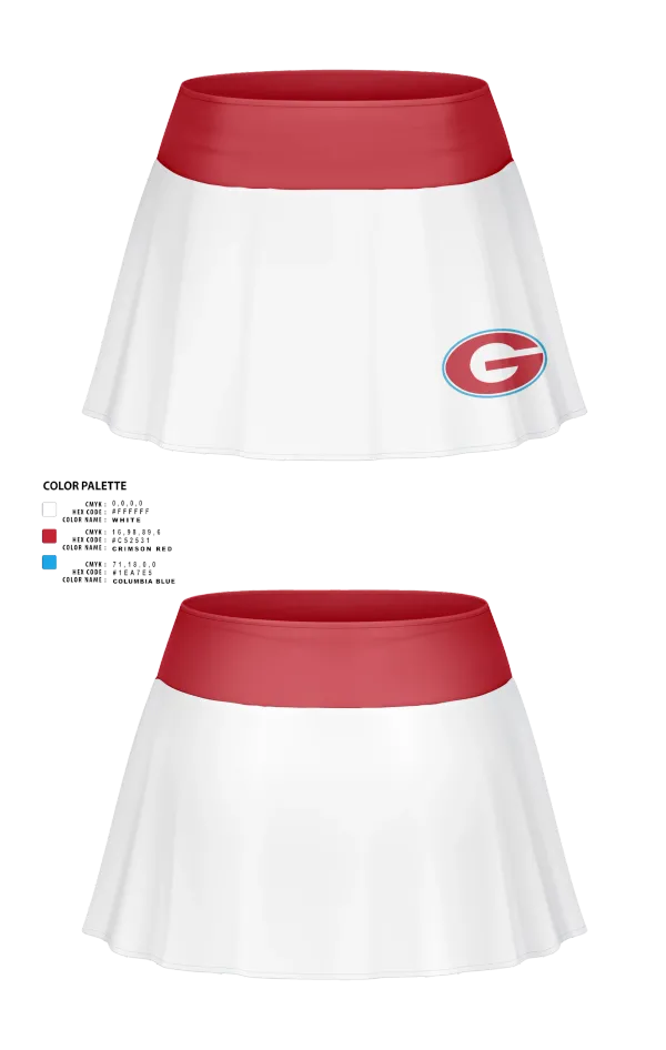 Skort, Granger Lancers Football, , Teamtime, Team time, sublimation, custom sports apparel, team uniforms, spirit wear, spiritwear, sports uniforms, custom shirts, team store, custom team store, fundraiser sports, apparel fundraiser