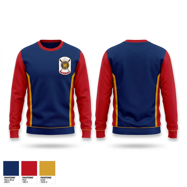 Crew Neck Sweatshirt, NY American Legion Baseball, Baseball, Teamtime, Team time, sublimation, custom sports apparel, team uniforms, spirit wear, spiritwear, sports uniforms, custom shirts, team store, custom team store, fundraiser sports, apparel fundraiser