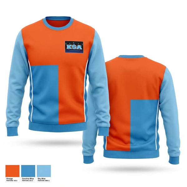 Crew Neck Sweatshirt, KSA, Baseball, Teamtime, Team time, sublimation, custom sports apparel, team uniforms, spirit wear, spiritwear, sports uniforms, custom shirts, team store, custom team store, fundraiser sports, apparel fundraiser