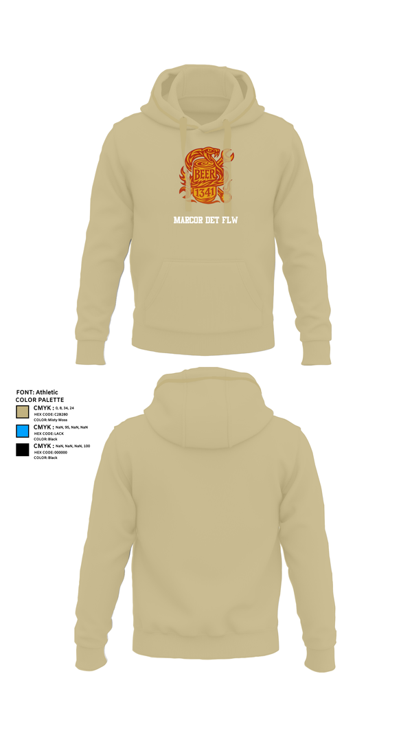 Hoodie, MARCOR DET FLW, , Teamtime, Team time, sublimation, custom sports apparel, team uniforms, spirit wear, spiritwear, sports uniforms, custom shirts, team store, custom team store, fundraiser sports, apparel fundraiser