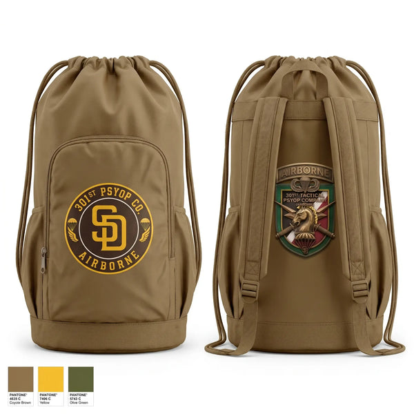 Gear Bag, 301st Tactical Psychological Operations Company (Airborne), Golf, Teamtime, Team time, sublimation, custom sports apparel, team uniforms, spirit wear, spiritwear, sports uniforms, custom shirts, team store, custom team store, fundraiser sports, apparel fundraiser