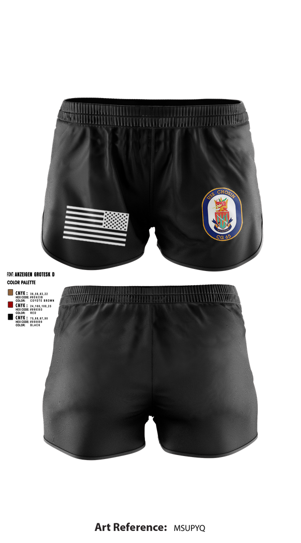 Ranger Panties, USS CHOSIN, , Teamtime, Team time, sublimation, custom sports apparel, team uniforms, spirit wear, spiritwear, sports uniforms, custom shirts, team store, custom team store, fundraiser sports, apparel fundraiser