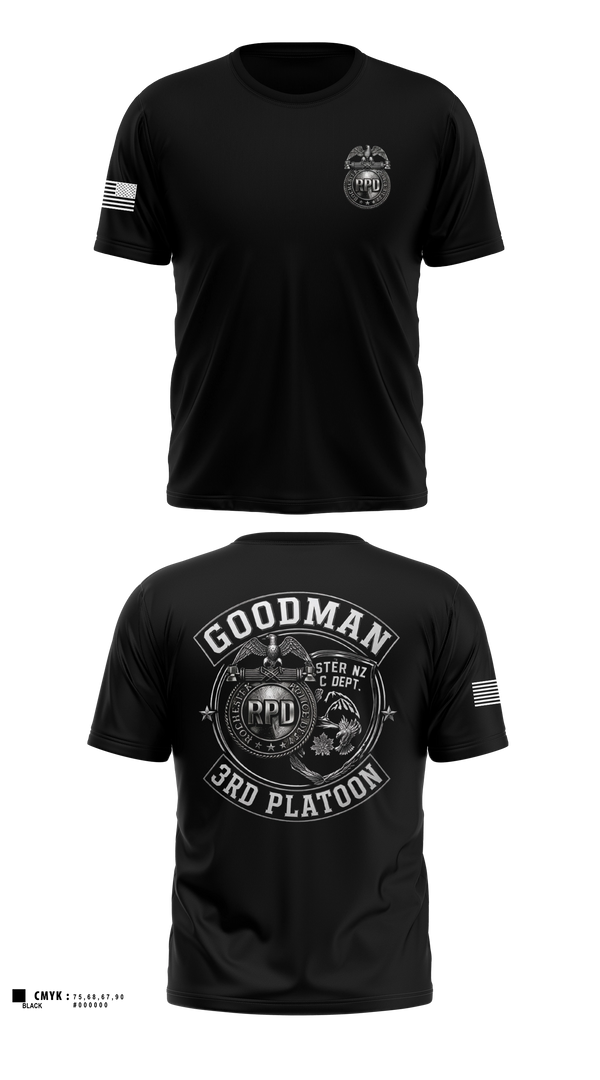 Old School Cotton Feel Shirt, RPD, Police, Teamtime, Team time, sublimation, custom sports apparel, team uniforms, spirit wear, spiritwear, sports uniforms, custom shirts, team store, custom team store, fundraiser sports, apparel fundraiser