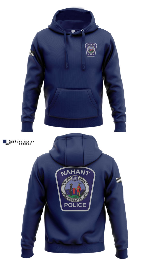 Hoodie, Nahant Marine Unit, Police, Teamtime, Team time, sublimation, custom sports apparel, team uniforms, spirit wear, spiritwear, sports uniforms, custom shirts, team store, custom team store, fundraiser sports, apparel fundraiser