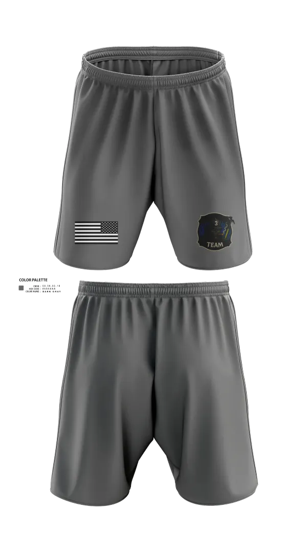 Athletic Shorts With Pockets, District 3 Fast, Fire Department, Teamtime, Team time, sublimation, custom sports apparel, team uniforms, spirit wear, spiritwear, sports uniforms, custom shirts, team store, custom team store, fundraiser sports, apparel fundraiser