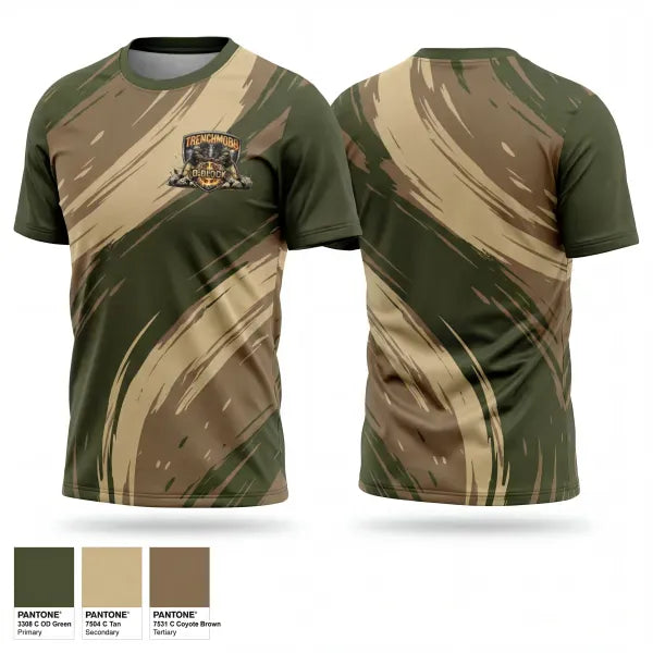 Old School Cotton Feel Shirt, TrenchMOBB OBLOCK, , Teamtime, Team time, sublimation, custom sports apparel, team uniforms, spirit wear, spiritwear, sports uniforms, custom shirts, team store, custom team store, fundraiser sports, apparel fundraiser