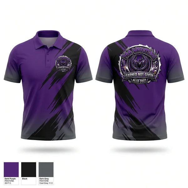 Pueblo Academy of Arts Short Sleeve Performance Polo - 1