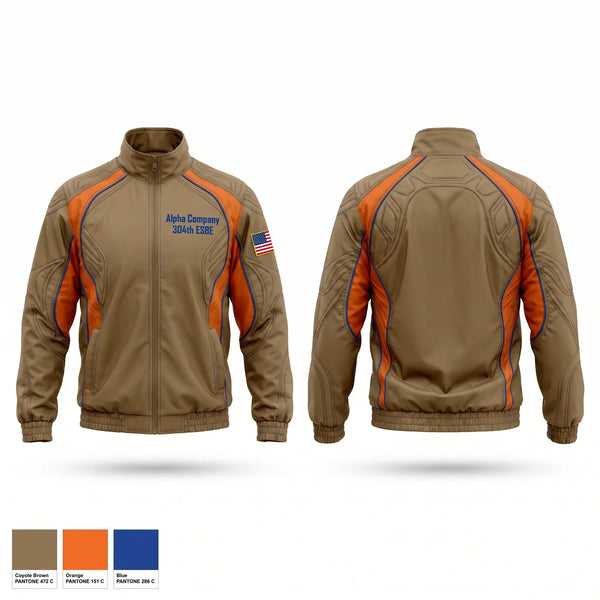 Windbreaker, Alpha Company 304th ESB-E, Army, Teamtime, Team time, sublimation, custom sports apparel, team uniforms, spirit wear, spiritwear, sports uniforms, custom shirts, team store, custom team store, fundraiser sports, apparel fundraiser