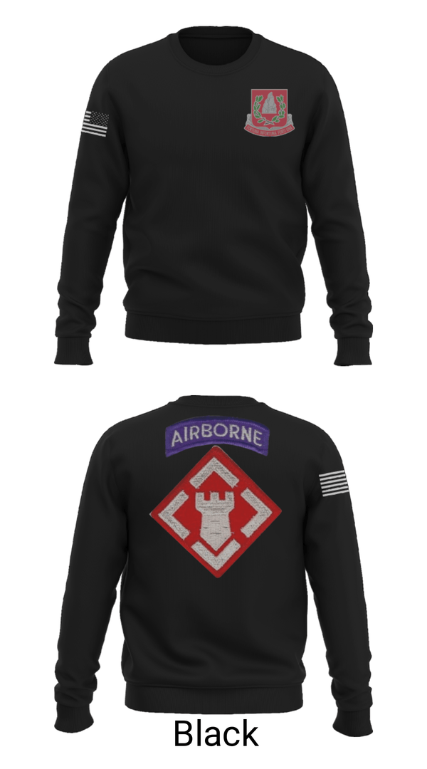 Crew Neck Sweatshirt, 37th engineer bn, Army, Teamtime, Team time, sublimation, custom sports apparel, team uniforms, spirit wear, spiritwear, sports uniforms, custom shirts, team store, custom team store, fundraiser sports, apparel fundraiser